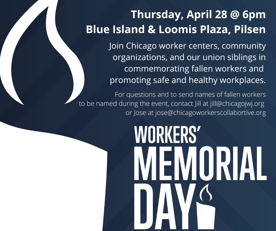 Flyer for workers' memorial day